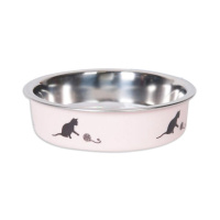 Karlie Çelik Kedi Mama ve Su Kabı 160ml (Pembe)