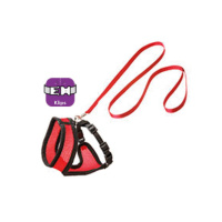 Karlie Kedi Göğüs Tasması ve Gezdirme Kayışı 38cm (Kırmızı)