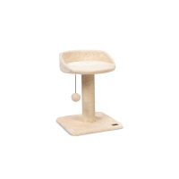 Karlie Tırmala Tahtalı Kedi Yatağı 35x35x50cm (Krem)