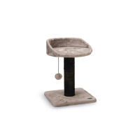 Karlie Tırmala Tahtalı Kedi Yatağı 35x35x50cm (Gri)