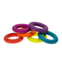 Karlie Halka Şeklinde Diş Kaşıma Köpek Oyuncağı 9x9x1,5cm (Karışık Renkli)