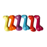 Karlie Plastik Diş Kaşıma Kemik Köpek Oyuncağı 14x6x4cm (Karışık Renkli)