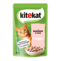 Kitekat Gravy Sos İçinde Somonlu Yetişkin Kedi Konservesi 85gr