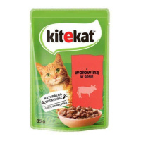 Kitekat Gravy Sos İçinde Sığır Etli Yetişkin Kedi Konservesi 85gr