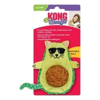Kong Wrangler Catnipli Hışırtılı Avokado Peluş Kedi Oyuncağı 11cm