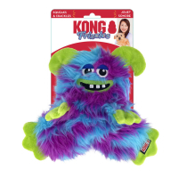Kong Frizzles Razzle Sevimli Canavar Sesli Peluş Köpek Oyuncağı [M]