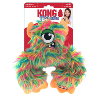 Kong Frizzles Frazzle Sevimli Canavar Sesli Peluş Köpek Oyuncağı 22cm [M]