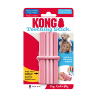 Kong Teething Stick Diş Sağlığı Destekleyici Çok Amaçlı Yavru Köpek Oyuncağı (Pembe) [M]