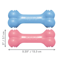 Kong Puppy Goodie Bone Çok Amaçlı Kemik Yavru Köpek Oyuncağı (Karışık Renkli) [S]