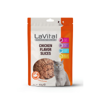 LaVital Chicken Flavor Slices Tavuklu Kedi Ödül Maması 80gr