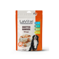 LaVital Knotted Rawhide Ördek Eti Sarılı Köpek Ödül Kemiği 100gr