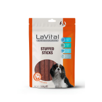 LaVital Stuffed Sticks Kuzu Etli ve Somonlu Köpek Ödül Çubuğu 100gr
