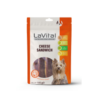 LaVital Cheese Sandwich Ördek Etli ve Peynirli Köpek Ödül Maması 100gr