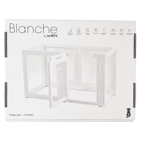 M-Pets Blanche 6 Panel Oyun Çiti 100x50x60cm (Beyaz)