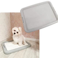 M-Pets Köpekler İçin Tuvalet Pedi Tablası + Çiş Pedi HEDİYELİ! 61x59,2x4,5cm