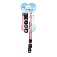 M-Pets Gentle Köpek Boyun Tasması ve Gezdirme Kayışı Seti (Pembe) [XS]