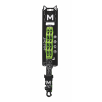 M-Pets Urban Style Freestyle Köpekler İçin Şok Emici Gezdirme Kayışı 120cm (Siyah-Beyaz)