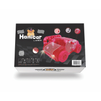 M-Pets Hamicar Araba Şeklinde Hamster Oyun Kafesi 36x50x25cm (Kırmızı)