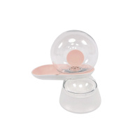M-Pets Snail Hazneli Su ve Mama Kabı 2800ml (Pembe)