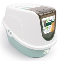 M-Pets Eco Tima Kapalı Kedi Tuvaleti 60x45x42,5cm (Yeşil) [L]