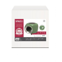 M-Pets Space Kapalı Kedi Tuvaleti 57x55x44cm (Yeşil)