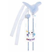 M-Pets Mooncat Olta Kedi Oyuncağı 40x0,5x0,5cm (2'li) (Mavi)