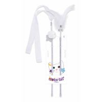 M-Pets Mooncat Olta Kedi Oyuncağı 40x0,5x0,5cm (2'li) (Beyaz)