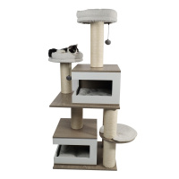 M-Pets Cat Elite Monıca Kedi Tırmalama Ağacı 88x62x140cm