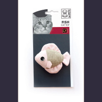 M-Pets Balık Kedi Oyuncağı 8x4x7cm (Karışık Renkli)
