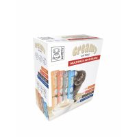 M-Pets Creamy 4 Deniz Lezzetleri Karışık Kedi Ödül Maması 15gr 40 Adet+8 Adet HEDİYE!