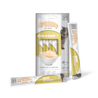 M-Pets Cilt ve Tüy Yapısı Destekleyici Krema Kedi Ödül Maması 15gr (4'lü)