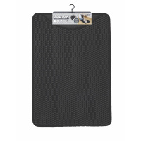 M-Pets Duplex Elekli Kedi Kumu Paspası 45x65cm (Siyah)