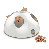 M-Pets İnteraktif Pilli Sesli Kedi Ödül Oyuncağı 24x24x12cm (Beyaz)