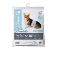 M-Pets Erkek Köpekler İçin Yıkanabilir Külot Bez 73-86cm [XXL]