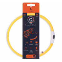 M-Pets Flash Led Köpek Boyun Tasması (Turuncu) [L]