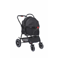 M-Pets Conquest Pet Stroller Kedi ve Köpek Taşıma Arabası 71x57,5x101cm (Siyah)