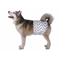 M-Pets Erkek Köpekler İçin Yıkanabilir Külot Bez 50,8-63,5 (2'li) [XL]
