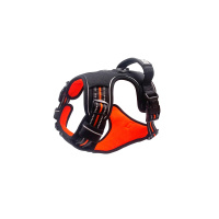 M-Pets Hiking Reflektörlü Köpek Göğüs Tasması 45-95cm (Turuncu) [L]