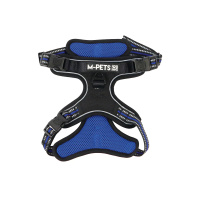 M-Pets Hiking Reflektörlü Köpek Göğüs Tasması 45-95cm (Mavi) [L]