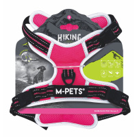 M-Pets Hiking Reflektörlü Köpek Göğüs Tasması 35-60cm (Pembe) [S]