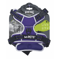 M-Pets Hiking Reflektörlü Köpek Göğüs Tasması (Mor) [M]
