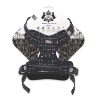 M-Pets Haute Couture Köpek Göğüs Tasması 45-95cm (Siyah) [L]