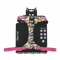 M-Pets Urban Style Graffİtİ Easy Fit Köpek Göğüs Tasması 46-85cm [L]