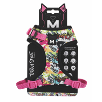 M-Pets Urban Style Graffiti Easy Fit Köpek Göğüs Tasması 21-41cm [XS]