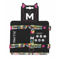 M-Pets Urban Style Graffiti Active Köpek Göğüs Tasması 31-53cm [S]