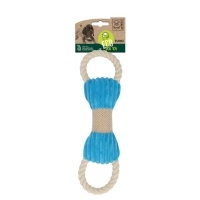 M-Pets Peluş Kemik Köpek Oyuncağı 33cm (Mavi)