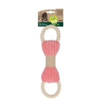 M-Pets Peluş Kemik Köpek Oyuncağı 33cm (Pembe)