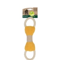 M-Pets Peluş Kemik Köpek Oyuncağı 33cm (Sarı)