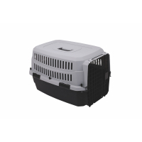 M-Pets Viaggio Carrier IATA Kedi ve Küçük Irk Köpek Taşıma Çantası 68x47,6x42cm (Gri) [M]