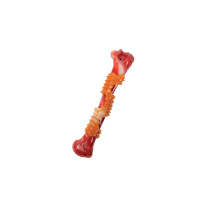 M-Pets Carnivore Stick Bone Pastırma Aromalı Kemik Köpek Oyuncağı 25,4x5,5x4,8cm (Kırmızı)